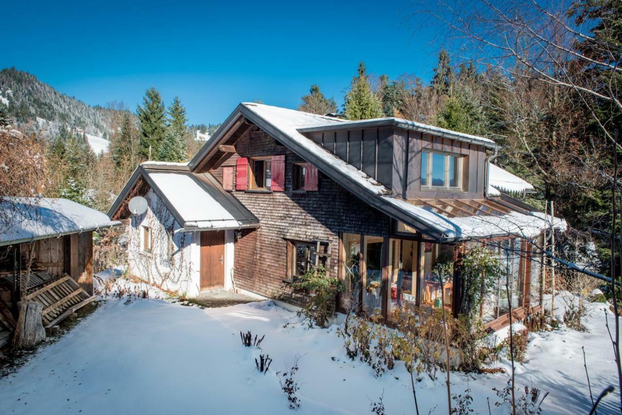 فيلا شوارزنبرغفي Ferienhaus Bergblick المظهر الخارجي الصورة